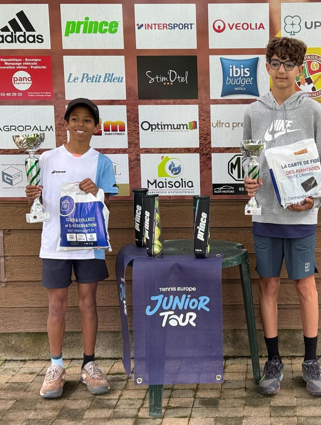 👏🎾 Nos jeunes ont du talent : quel parcours pour Aimé au Tennis Europe U12 du Passage Espoirs à Agen !