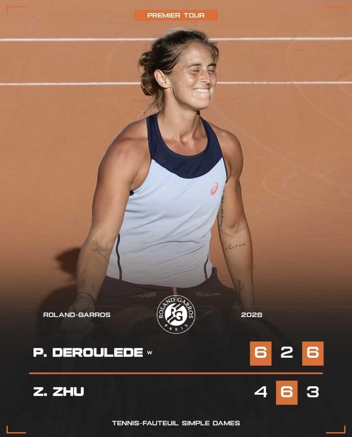 🎾🔥 Roland Garros : direction les Quarts pour Pauline👏🏼
