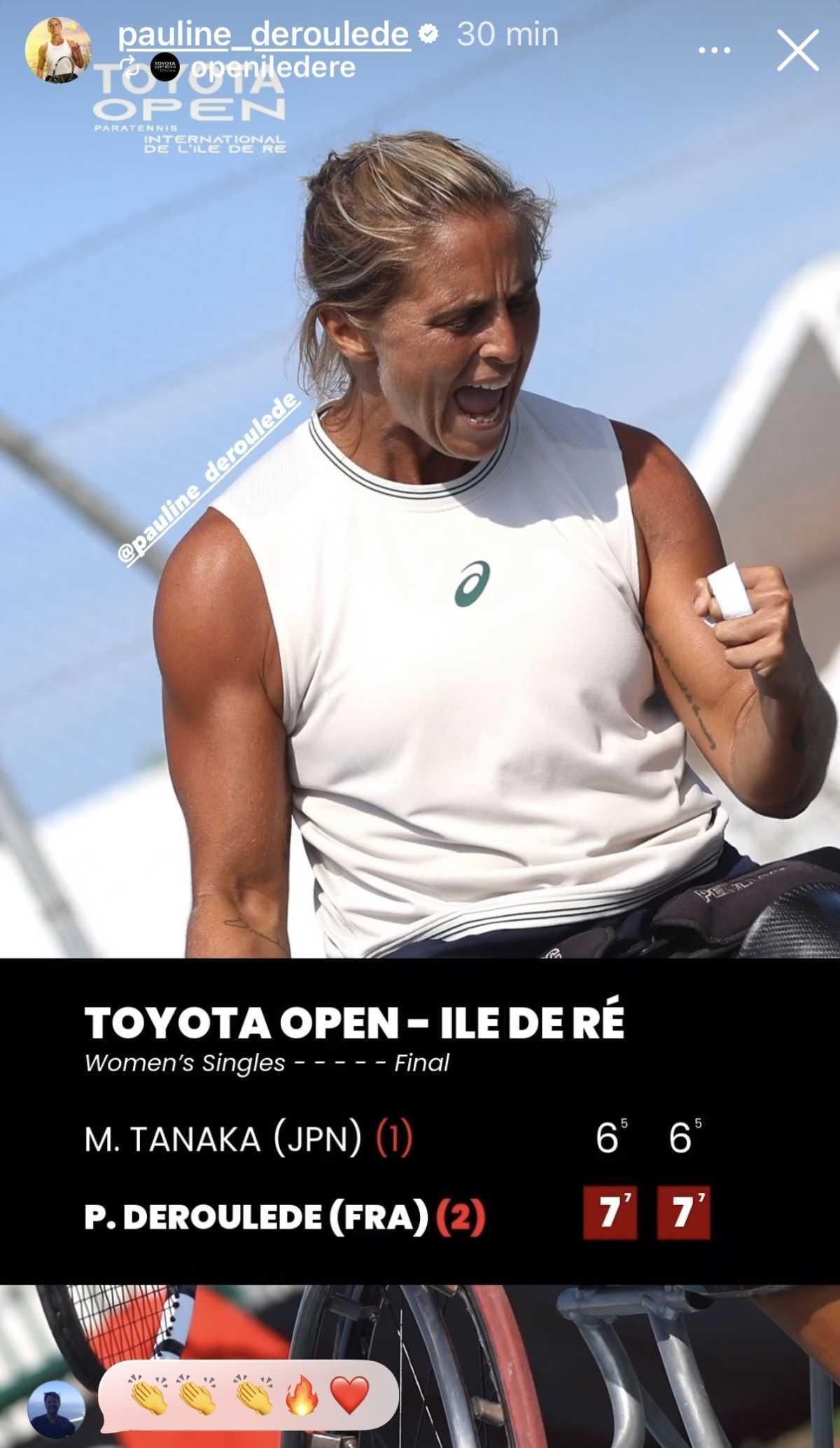 ‼️ Tennis Fauteuil : Pauline remporte le Toyota Open - Île de Ré👌👊📣 ‼️ Tennis Fauteuil : Pauline remporte le Toyota Open - Île de Ré👌👊📣