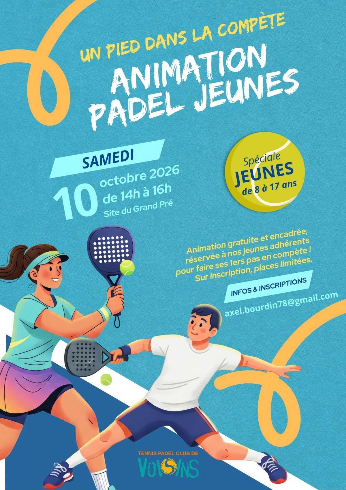 Spéciale PADEL Jeunes pour découvrir la compète😎