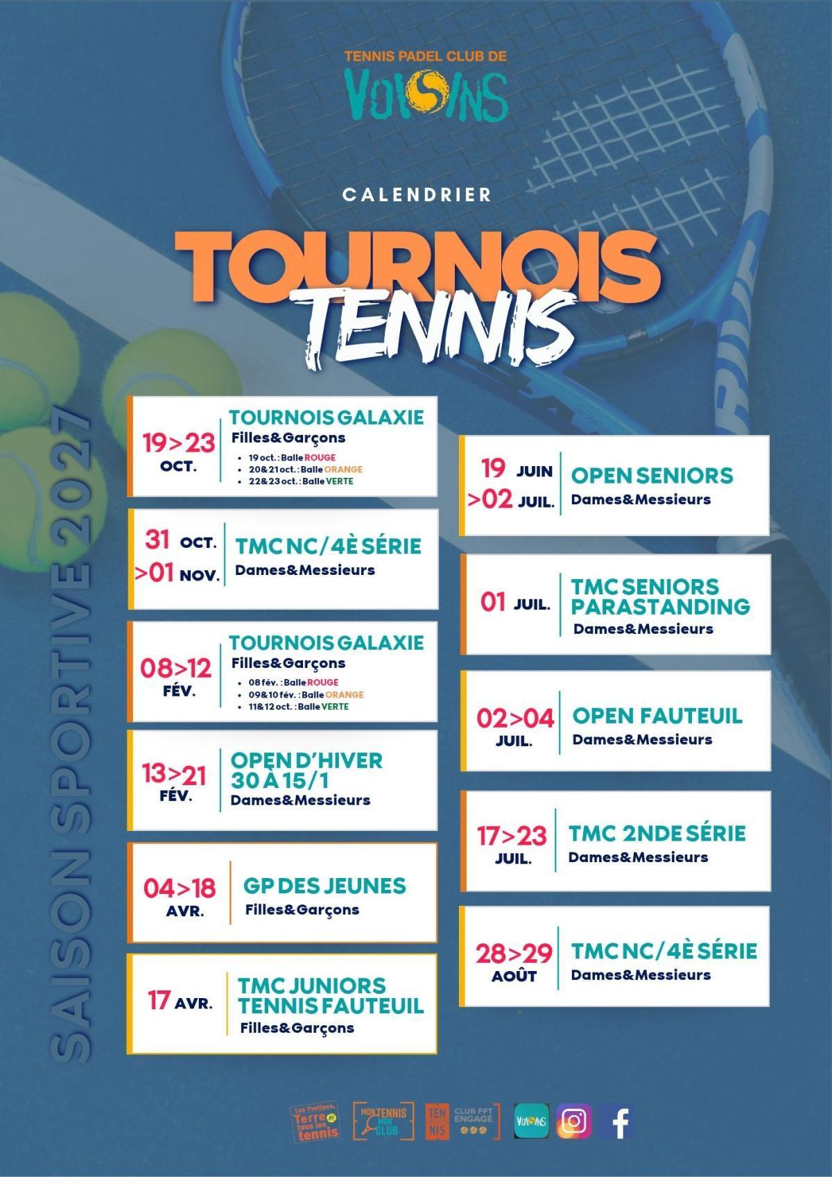 🎾 À vos agendas… côté Tennis aussi, ça va jouer ! 🔥 🎾 À vos agendas… côté Tennis aussi, ça va jouer ! 🔥