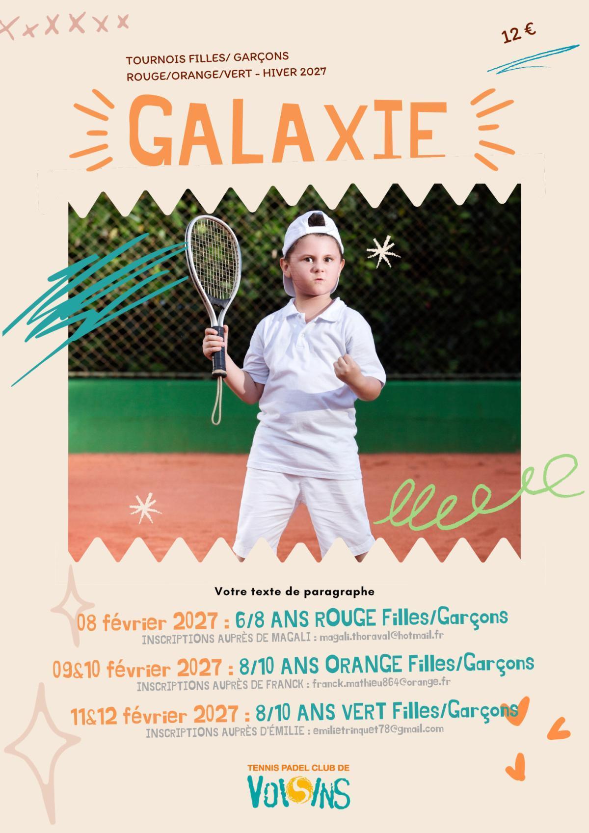 🎾 Tournois GALAXIE TENNIS hiver 2027 🎾
