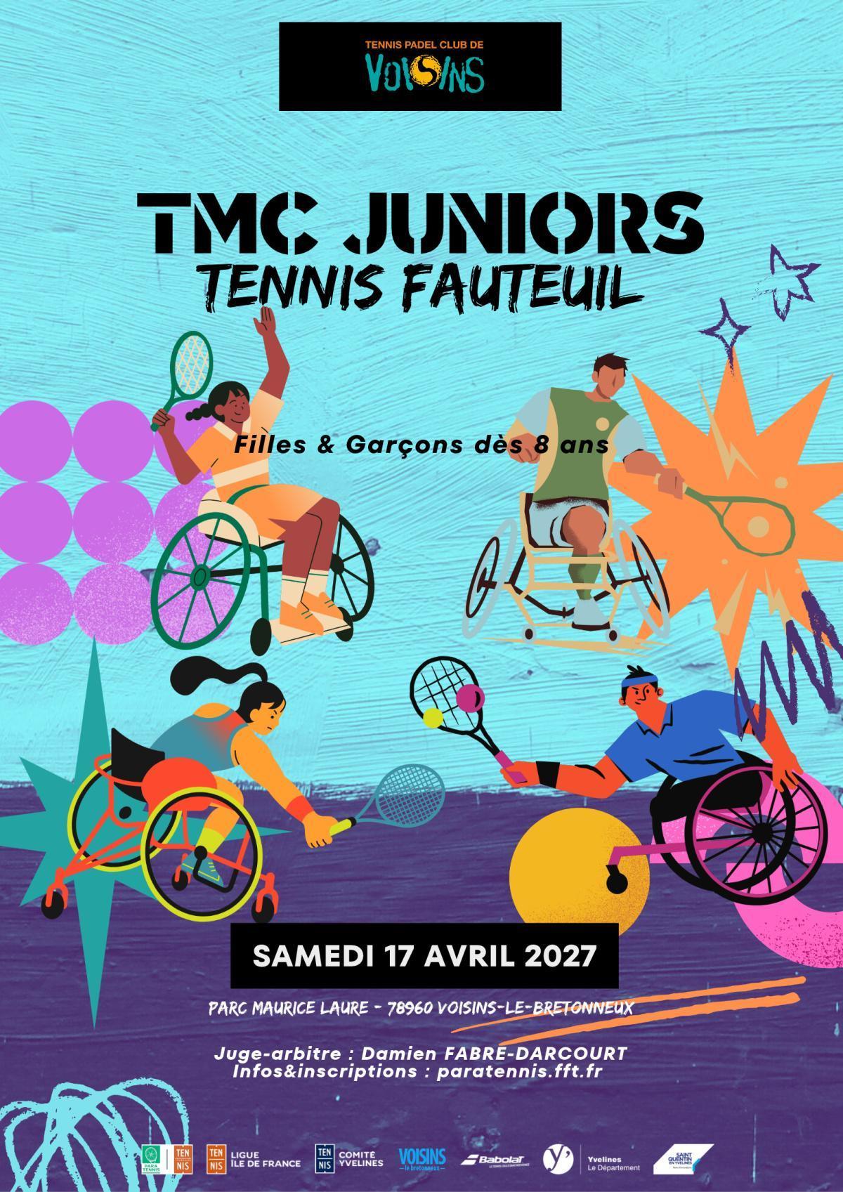 🎾👩🏽‍🦽‍➡️ TMC Junior TENNIS FAUTEUIL 🎾🧑🏽‍🦽