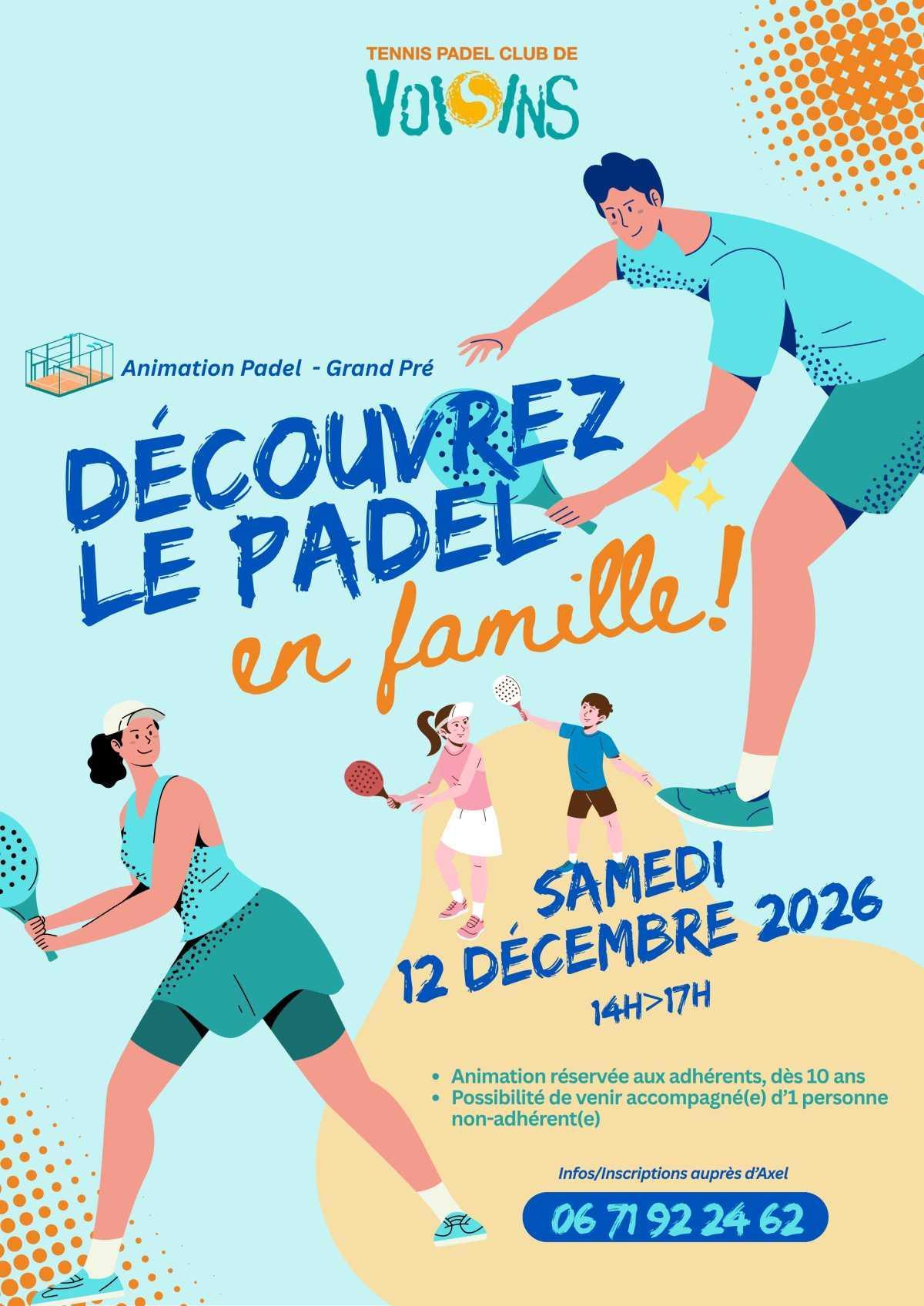 Découvrez le Padel en famille !