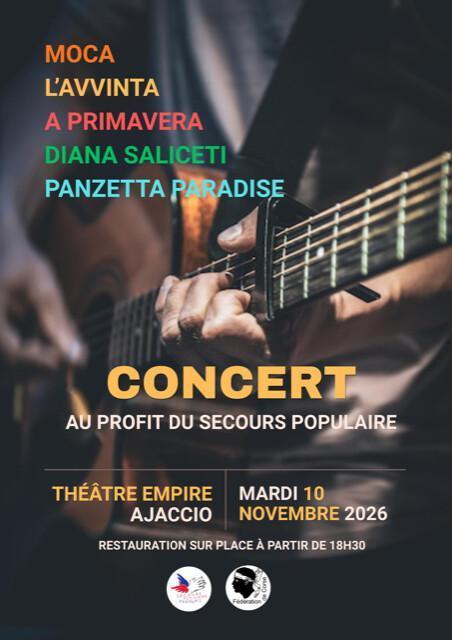 CONCERT AU PROFIT DU SECOURS POPULAIRE