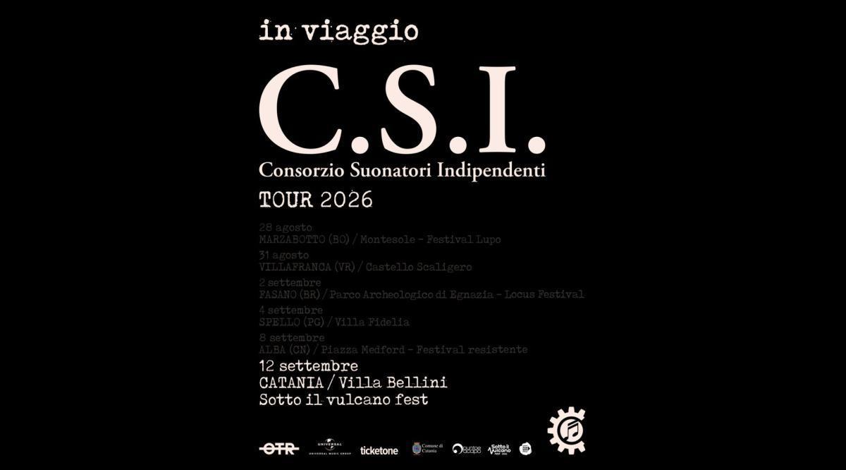 C.S.l. Consorzio Suonatori Indipendenti Tour 2026 (start h. 21:00)