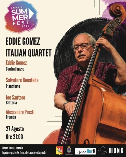 Eddie Gomez Italian Quartet (start h. 21:00)