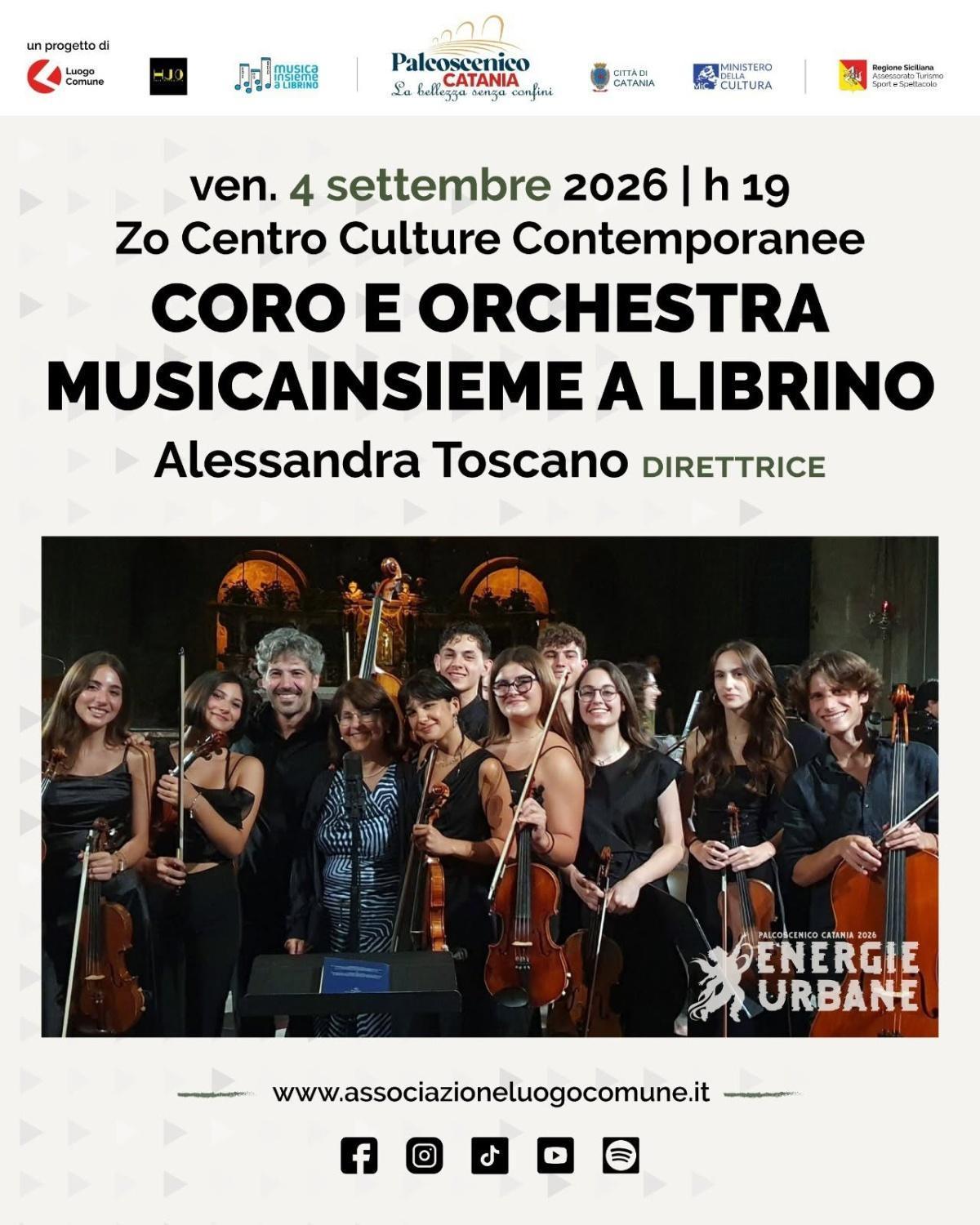 Coro e Orchestra Musica Insieme a Librino (start h. 19:00)