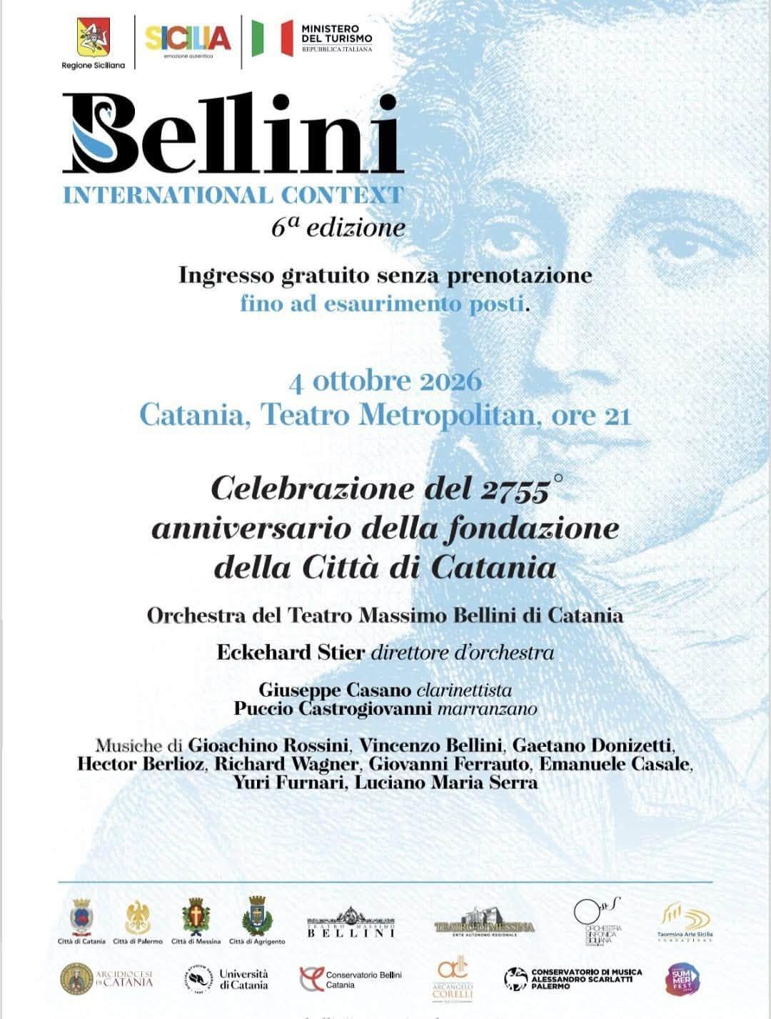Bellini International Context - 6ª edizione (start h. 21:00)