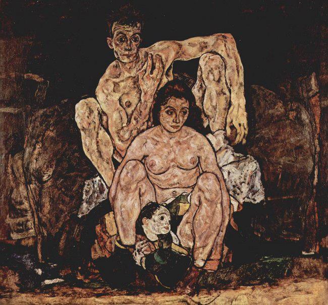 Egon Schiele | "Famille", 1918