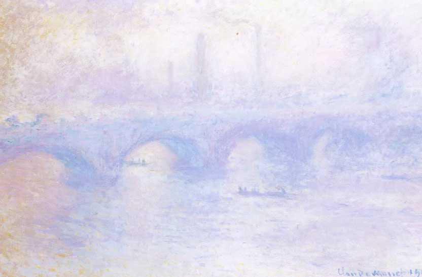 Claude Monet | "Pont de Waterloo. Effet de brouillard", 1899
