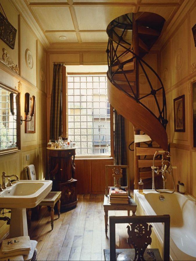 Esthétique : intérieurs des maisons de Karl Lagerfeld #esthétique