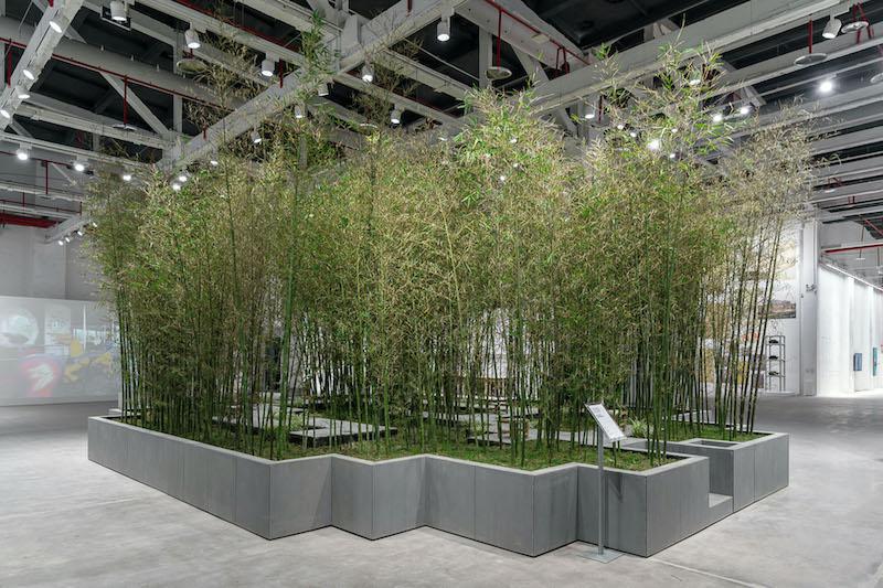 Nature et créativité: La cour de bambous interactifs de Zheng Bo à Londres Nature et créativité: La cour de bambous interactifs de Zheng Bo à Londres