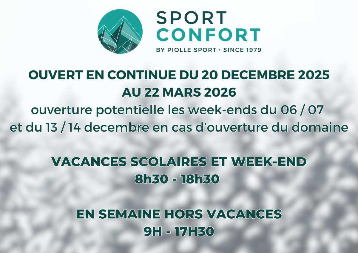 HORAIRE HIVER 2026