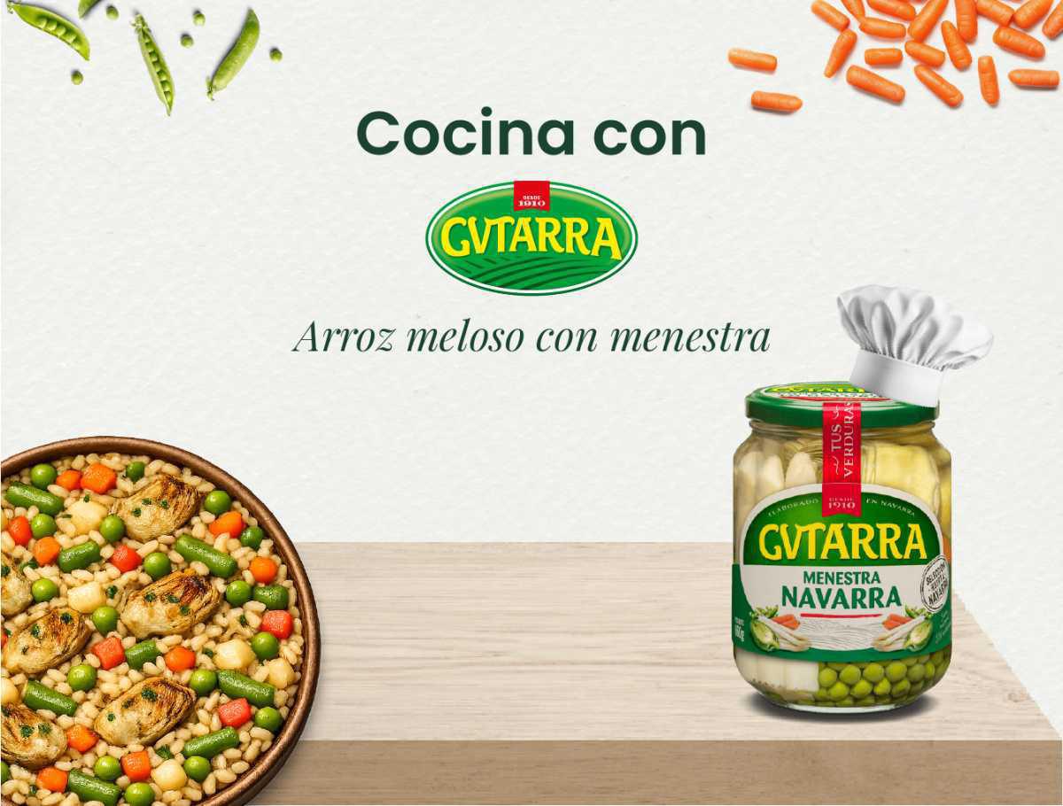 Arroz meloso con menestra