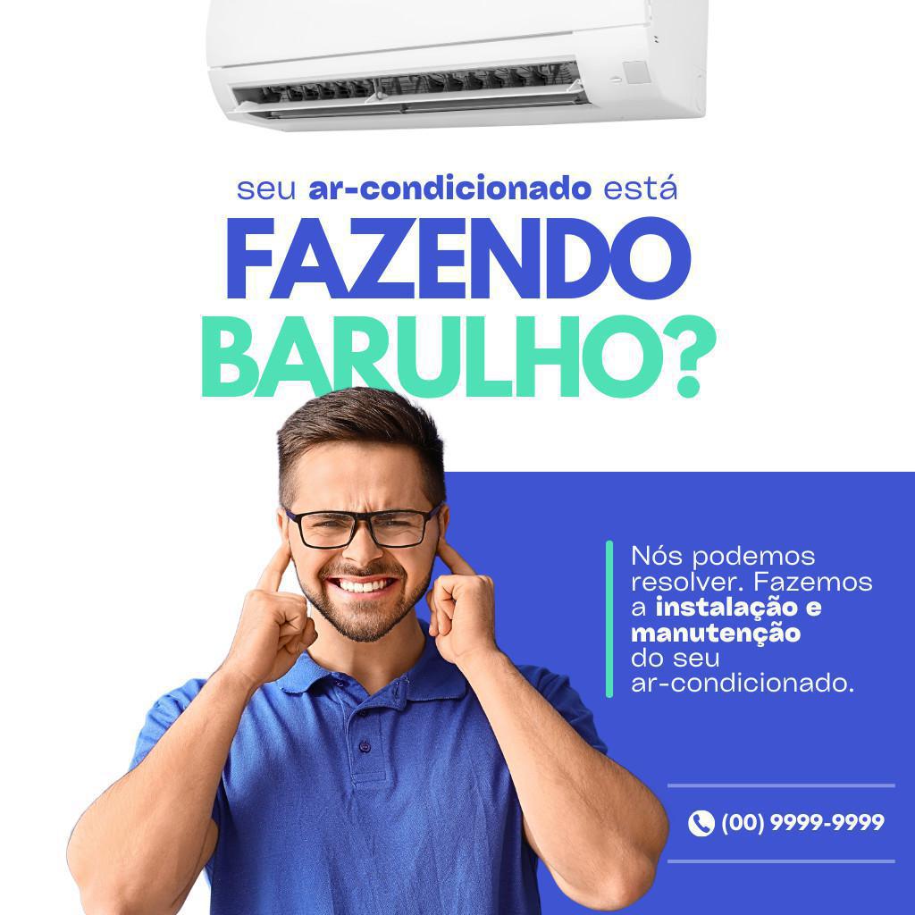 Ar condicionado fazendo barulho?