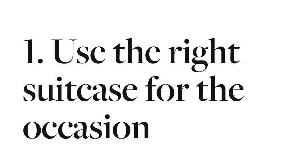 Travel & Packing Tips Travel & Packing Tips