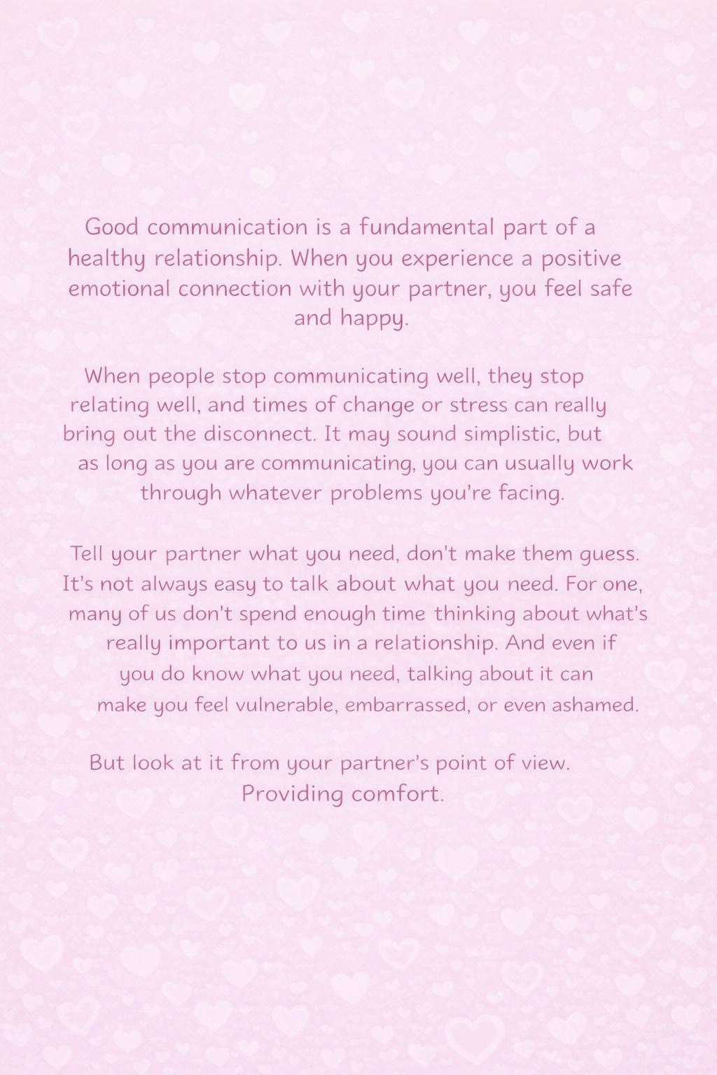Relationships & Intimacy 