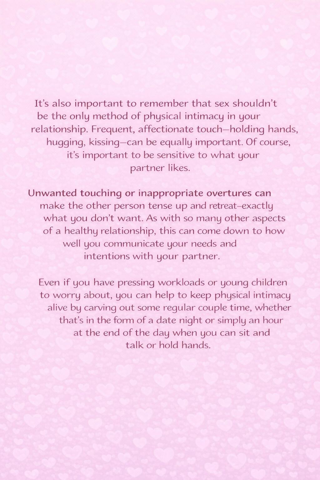 Relationships & Intimacy Relationships & Intimacy