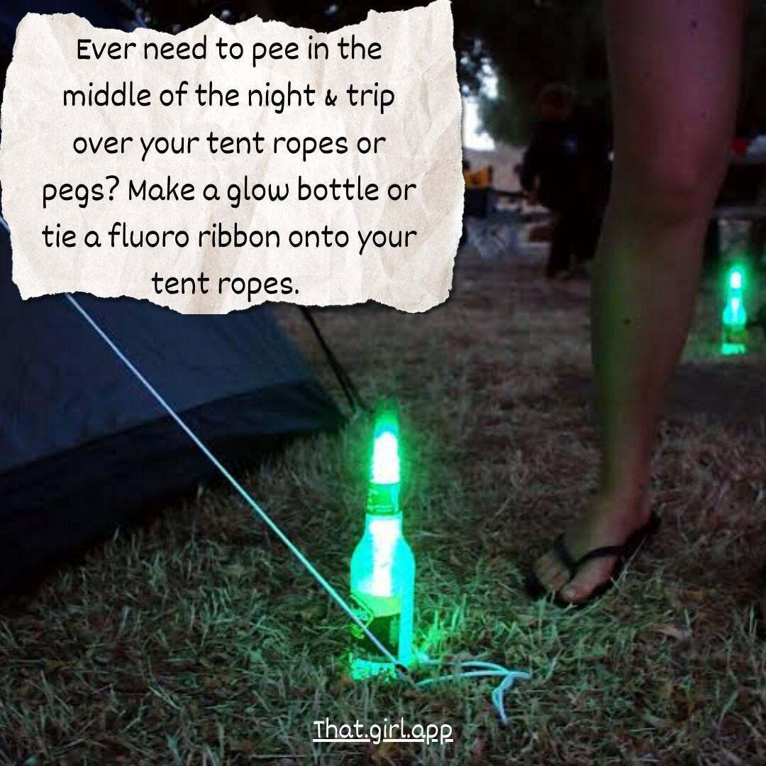 Camping & Roadtrip Hacks