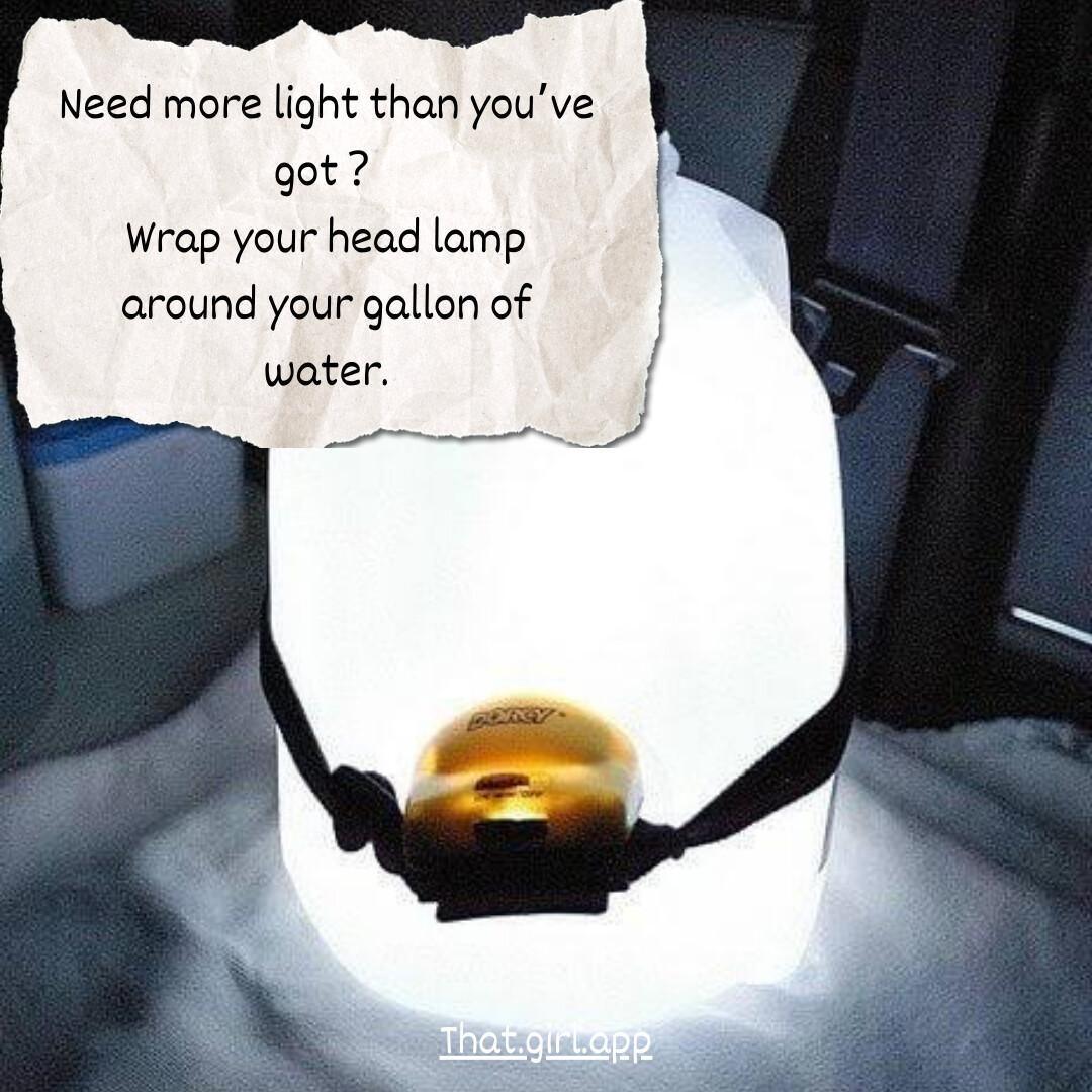 Camping & Roadtrip Hacks