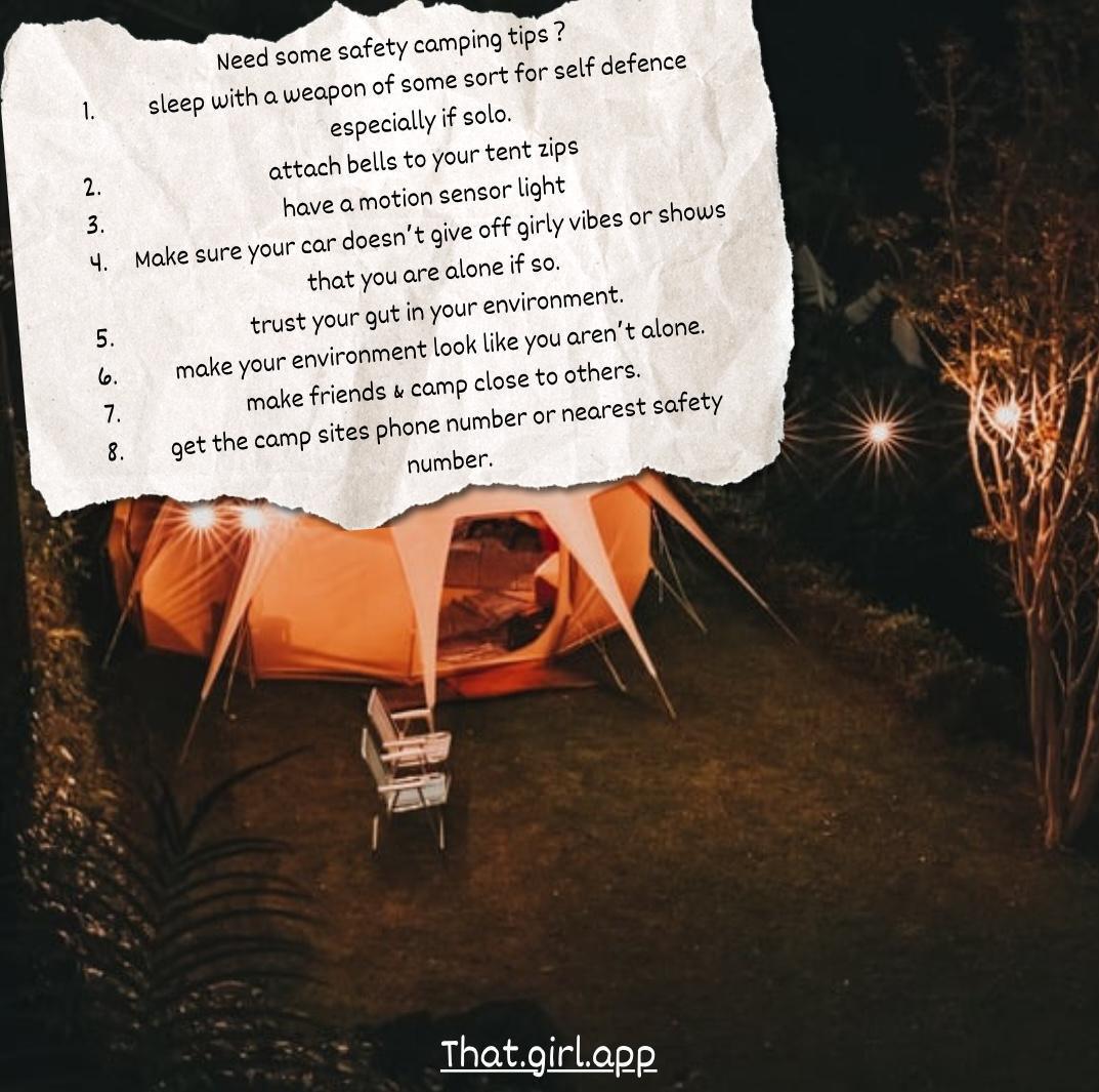 Camping & Roadtrip Hacks