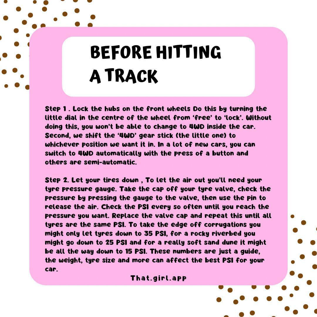 Off Road Tips 