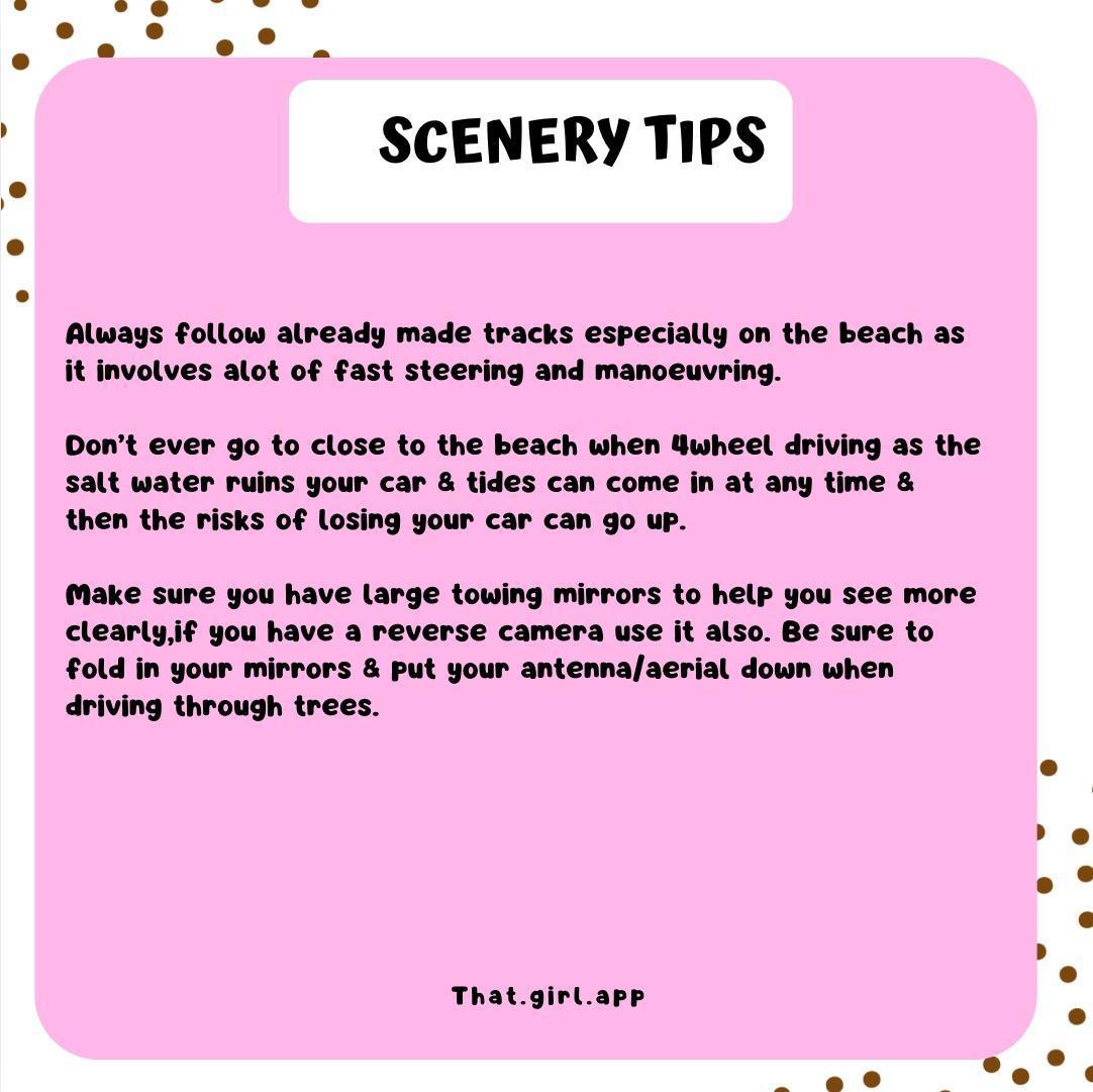 Off Road Tips 