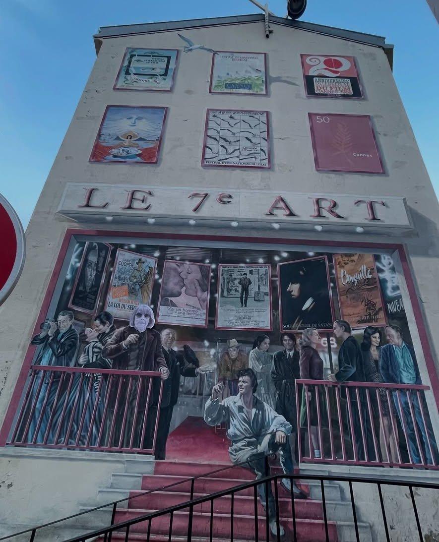 Cannes : une fresque modifiée pour dénoncer les violences sexuelles