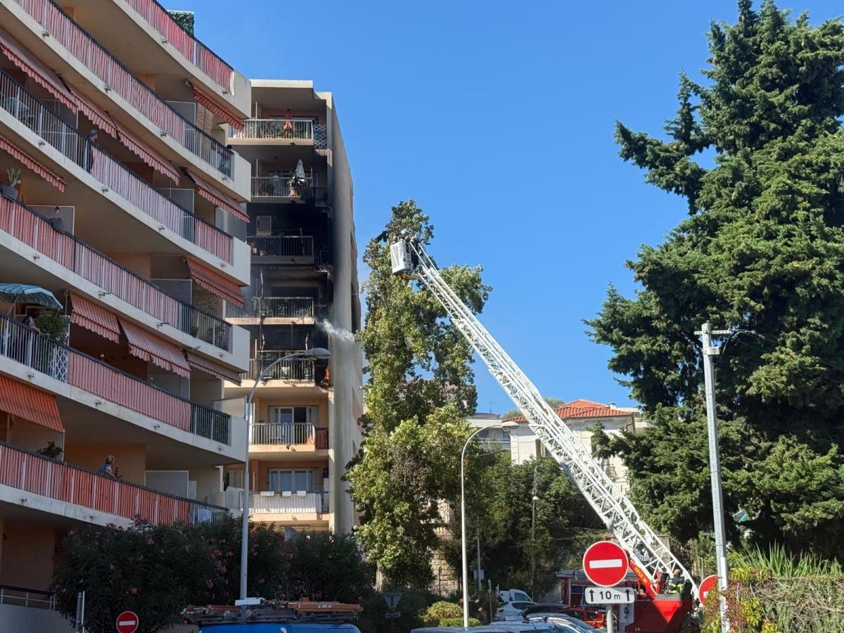 Incendie à Nice : un feu d’appartement maîtrisé avenue Valentiny