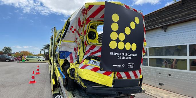 Appel à la prudence ce week-end sur l’A8 après un nouvel accident d’un véhicule d’intervention