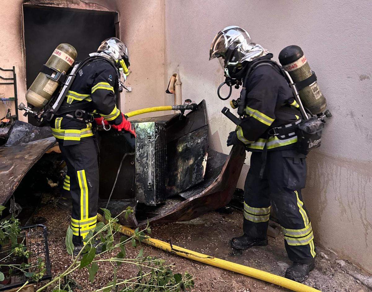 Incendie à Vence : une femme secourue par les pompiers au petit matin