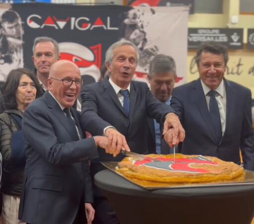 Municipales à Nice : Christian Estrosi et Éric Ciotti réunis autour de la galette du Cavigal