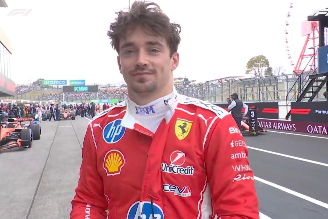Charles Leclerc sur le podium, Ferrari répond présent au Japon