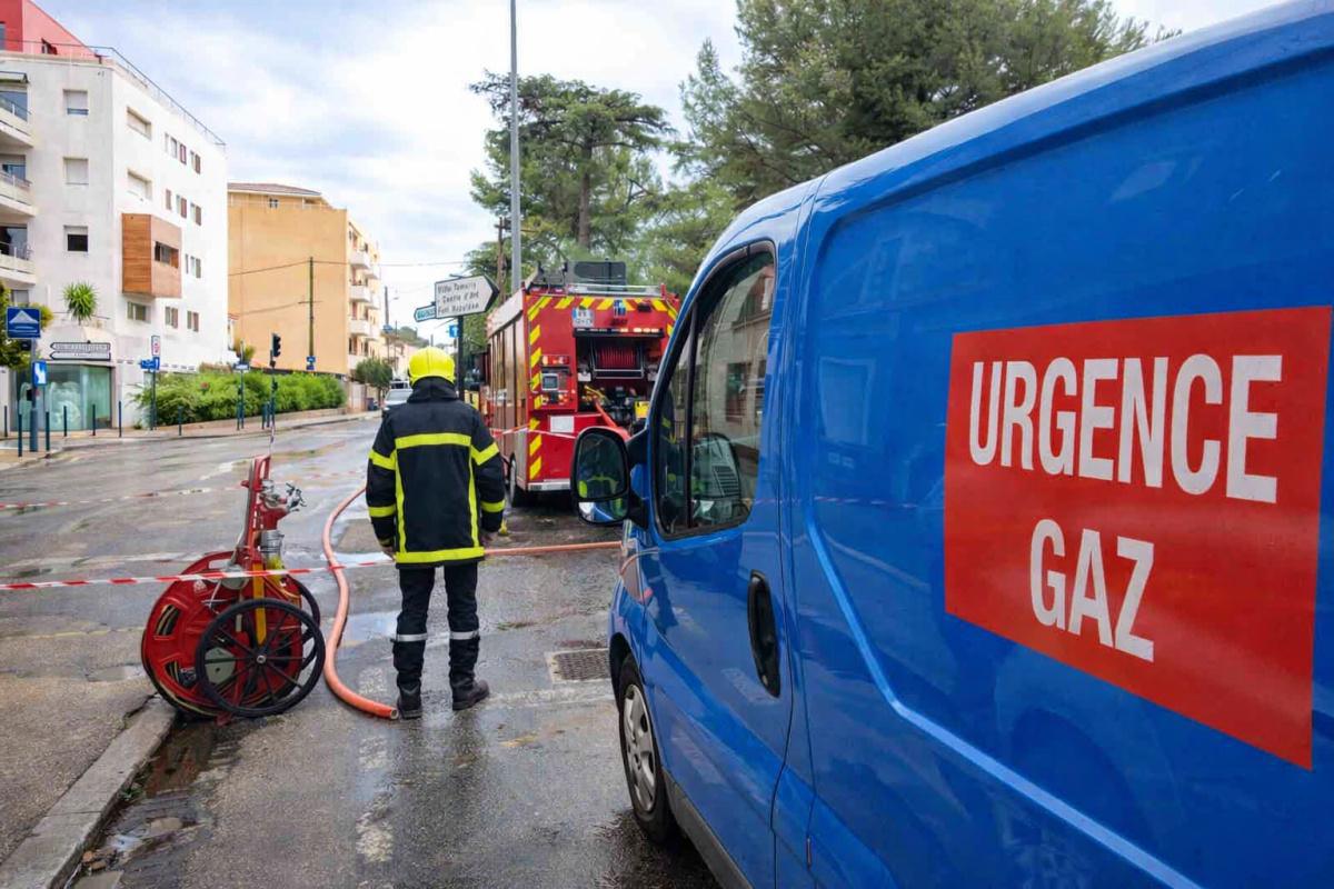 Fuite de gaz maîtrisée à La Seyne-sur-Mer : important dispositif déployé Fuite de gaz maîtrisée à La Seyne-sur-Mer : important dispositif déployé