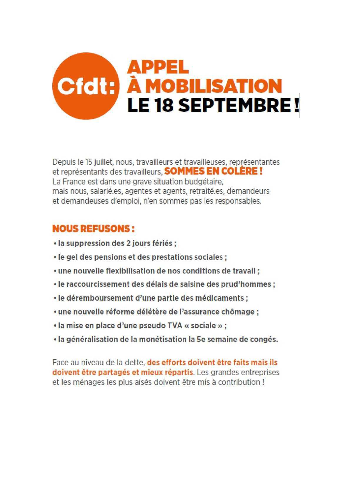 Grève du 18 septembre 2025