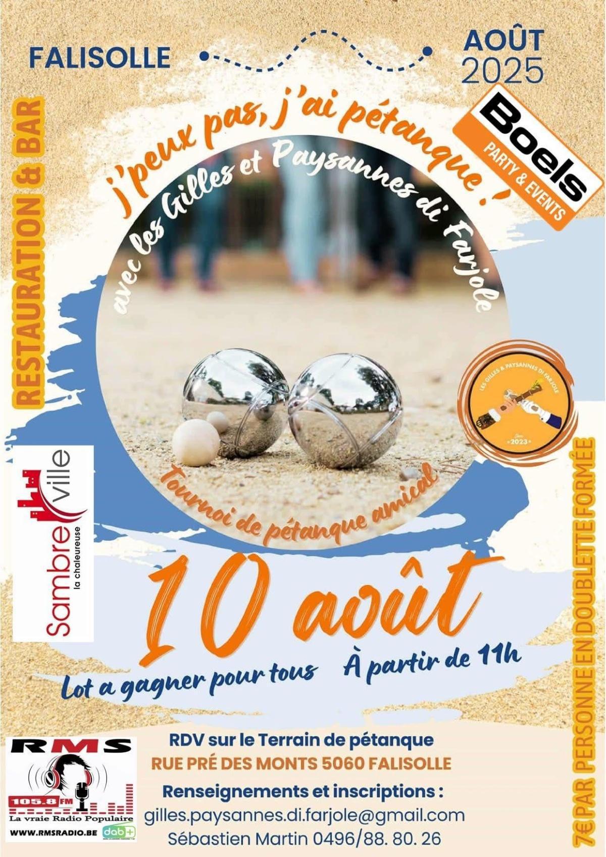 Tournois de pétanque 