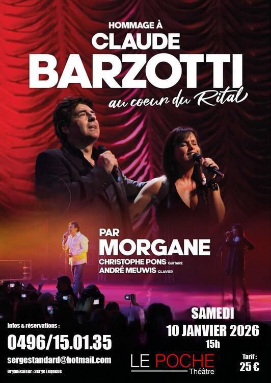 Concert : Hommage à Claude Barzotti par Morgane