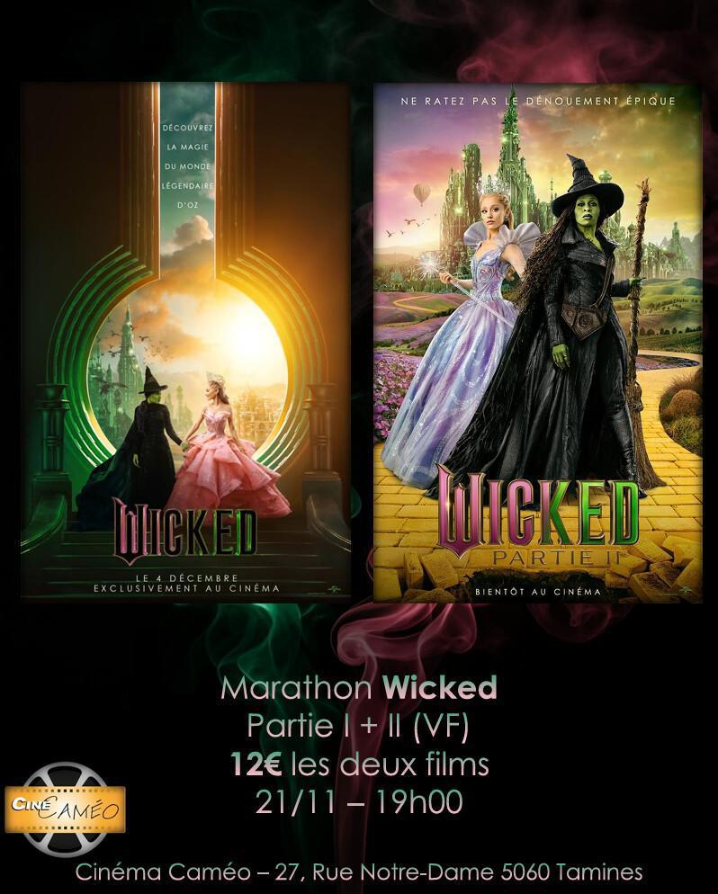 💚 Soirée spéciale Wicked partie I + II ! 💚