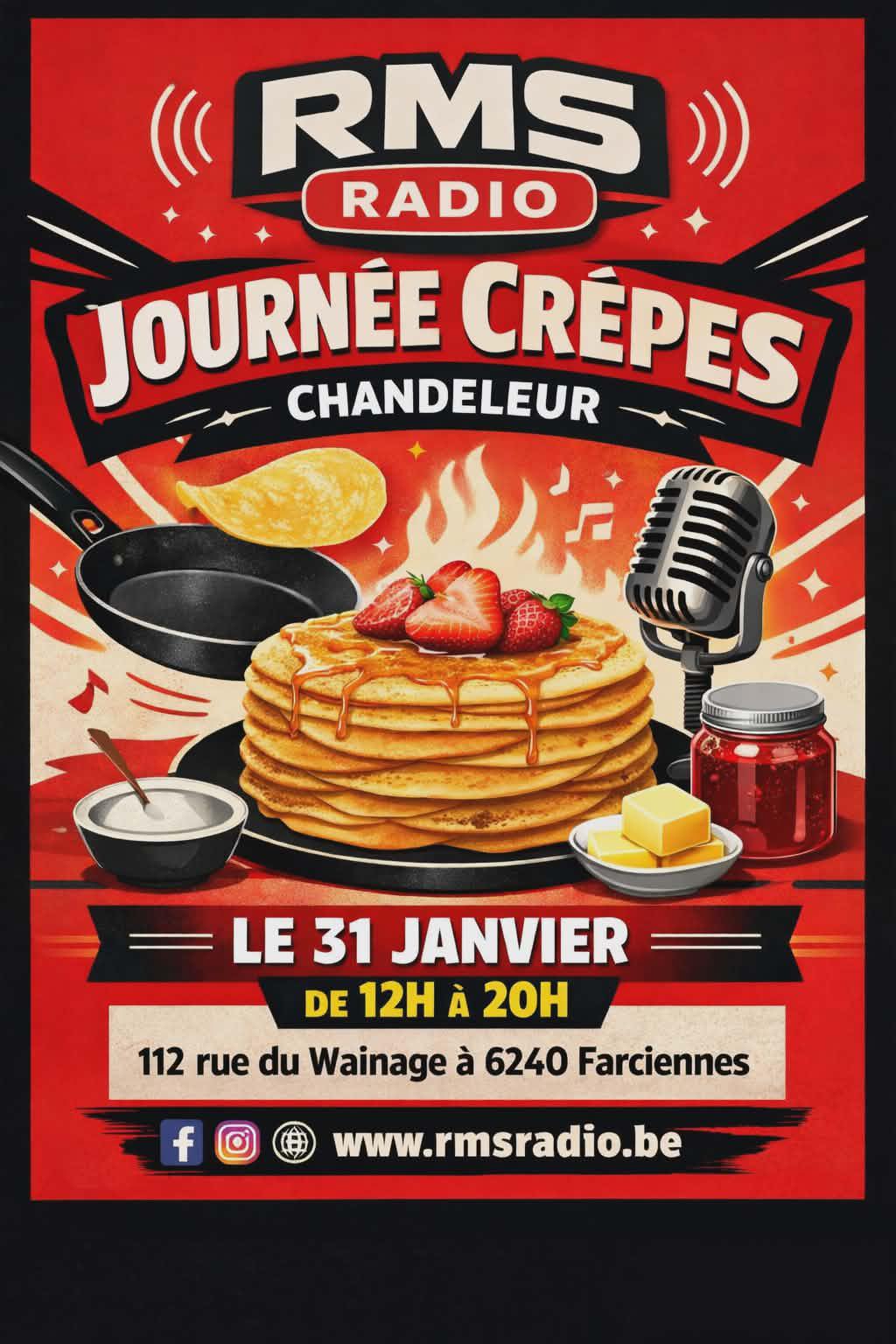 Journée Crèpes Chez RMS Radio