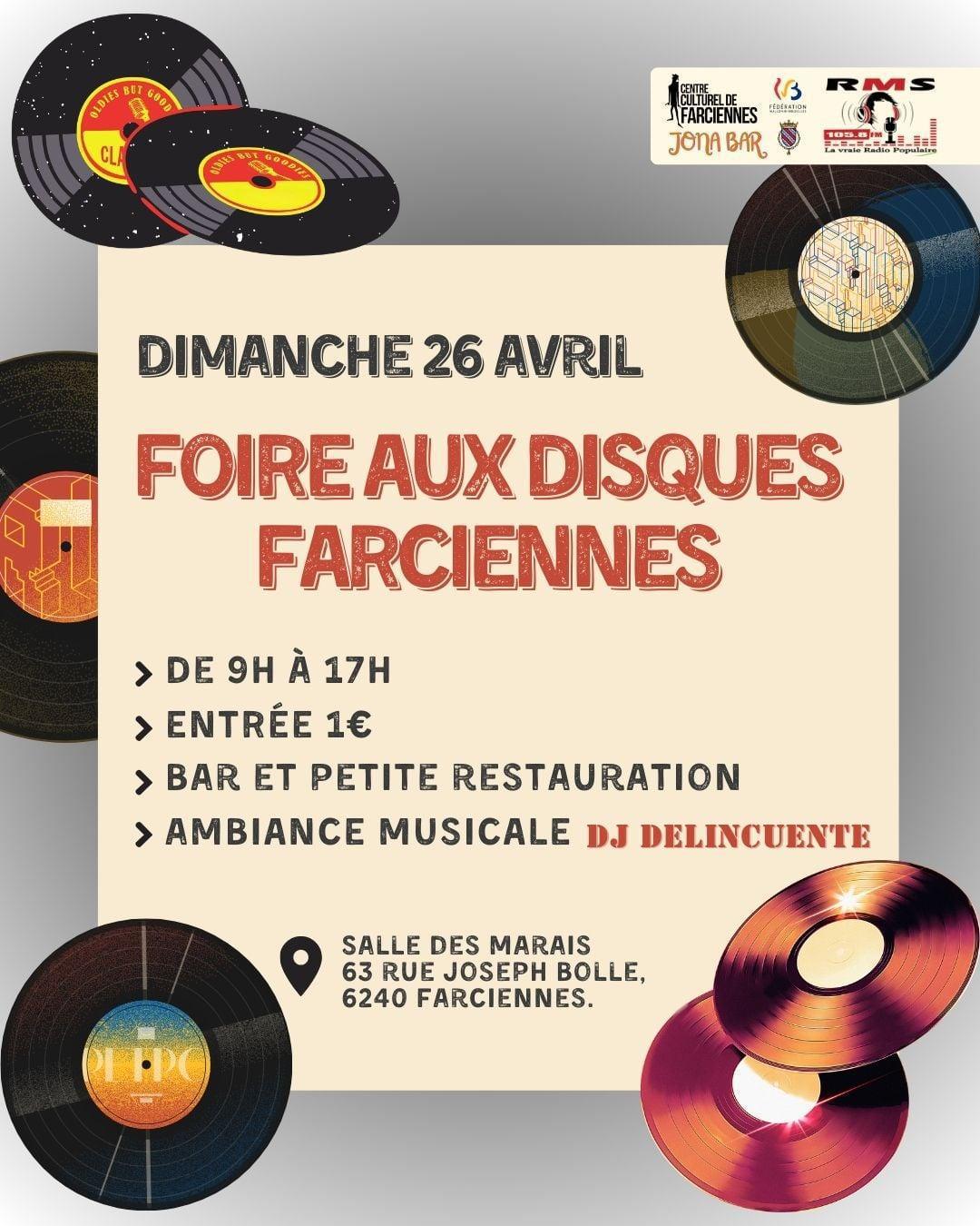 Foire aux disques de Farciennes