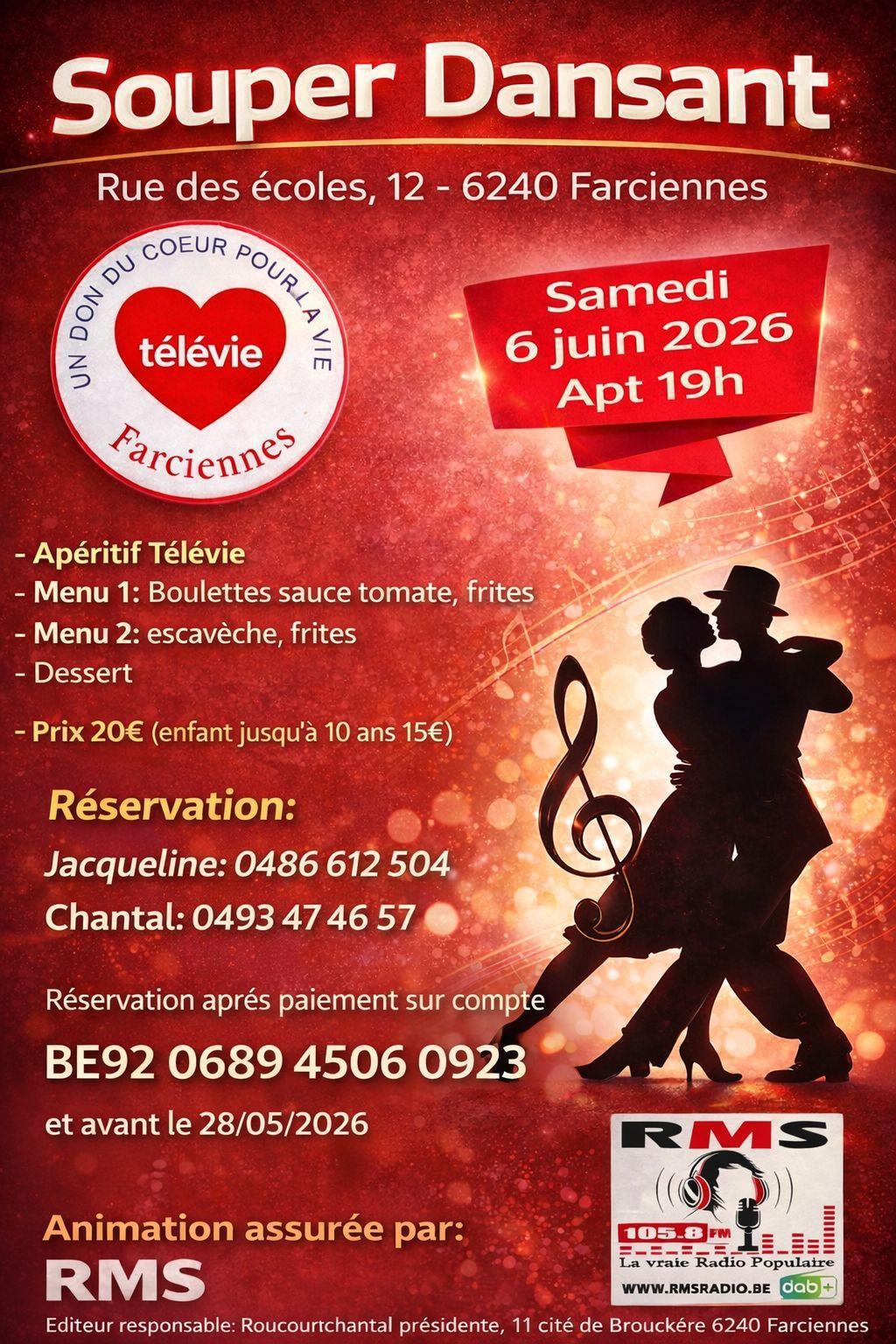 Un souper dansant pour la bonne cause