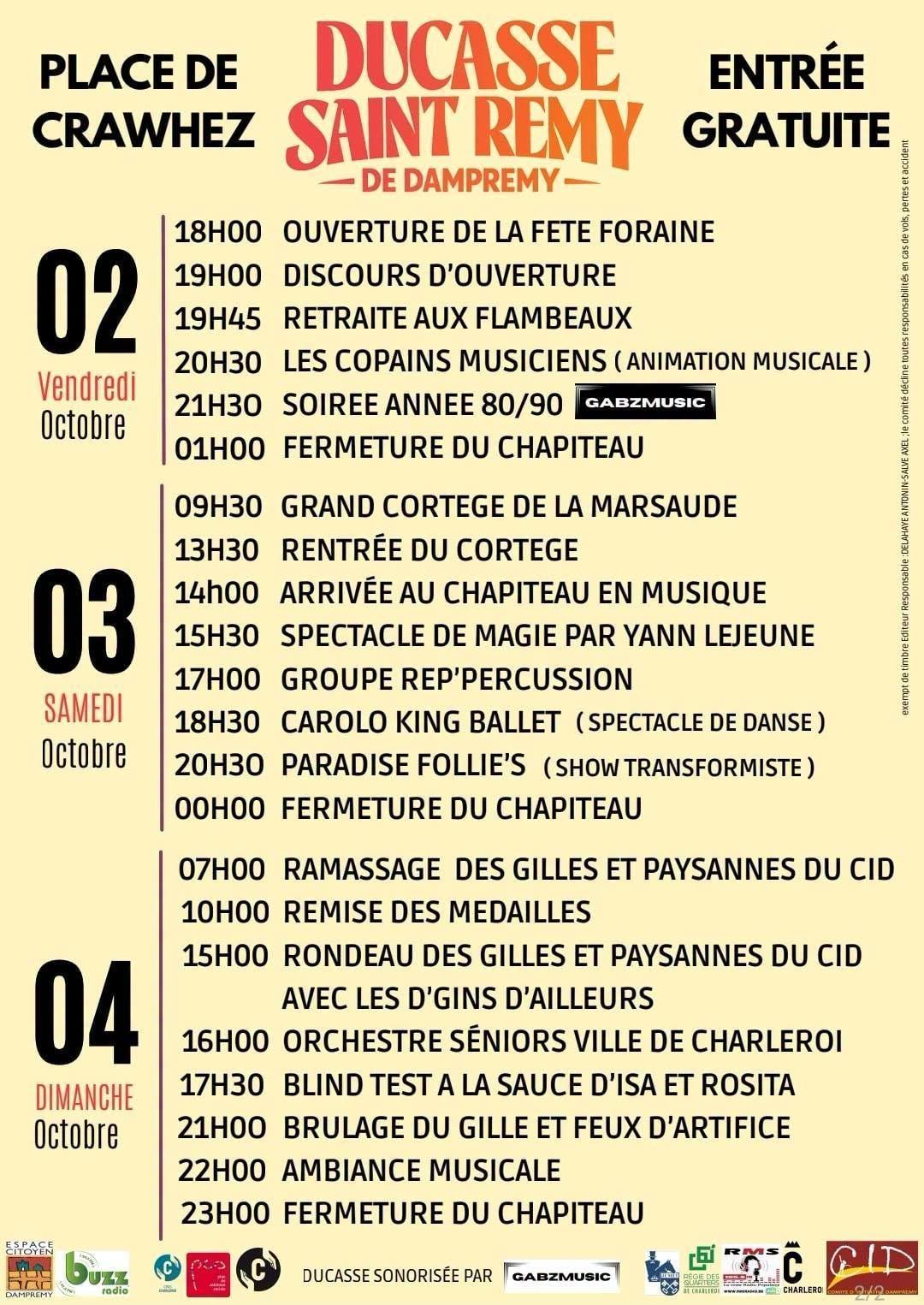 Ducasse St Remy de Dampremy