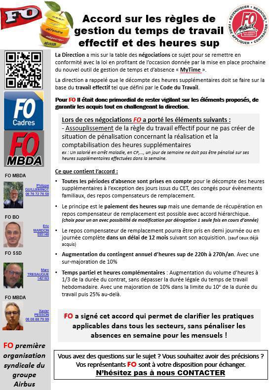 Info FO - juin 2025 - Participation et heures effectives ! 