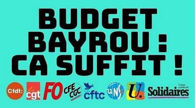 Budget : les sacrifices pour le monde du travail ça suffit !