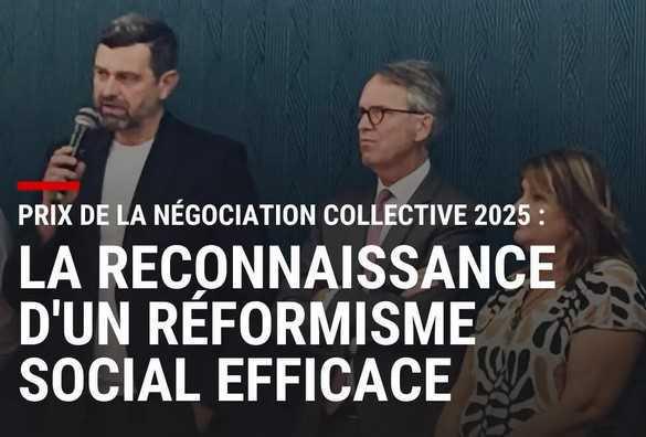 Fo Métaux : Prix de la Négociation Collective 2025 : La reconnaissance d'un réformisme social efficace