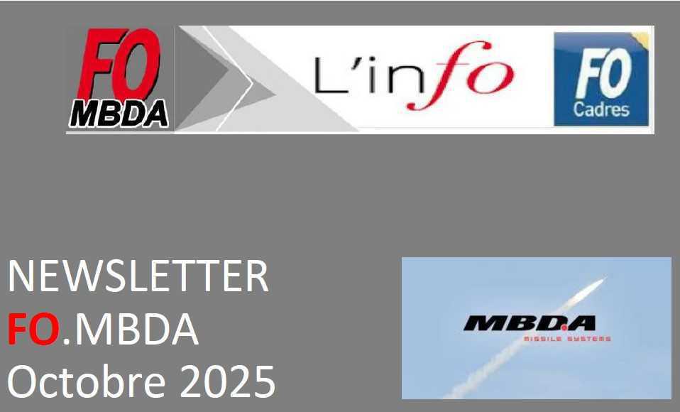 Info FO & Faits marquants / Octobre 2025 Info FO & Faits marquants / Octobre 2025