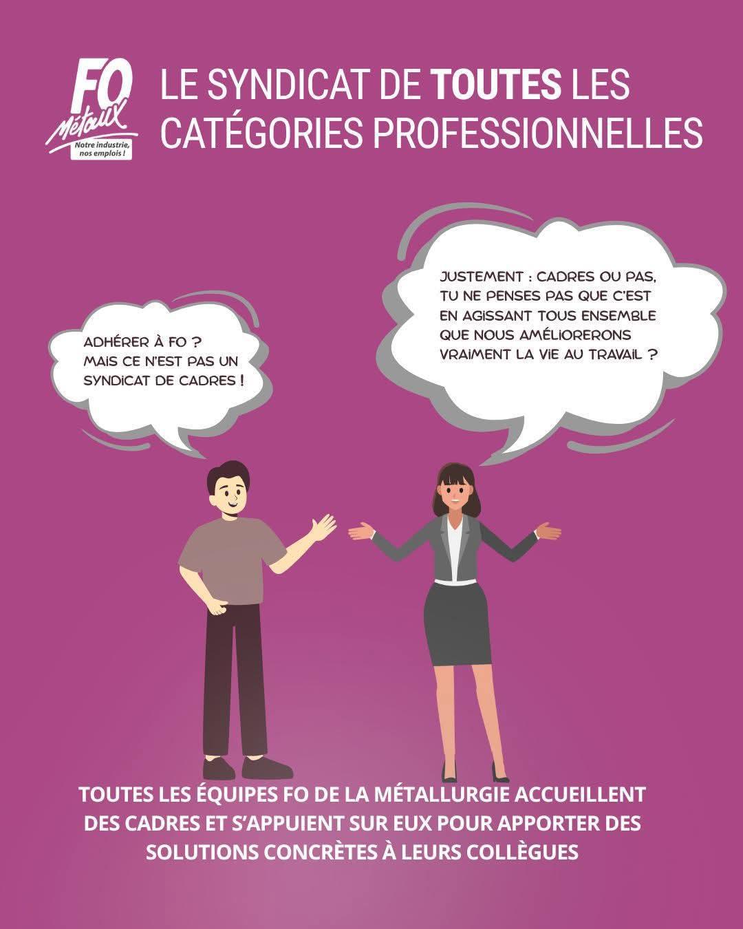 FO le syndicat de toutes les catégories professionnelles !