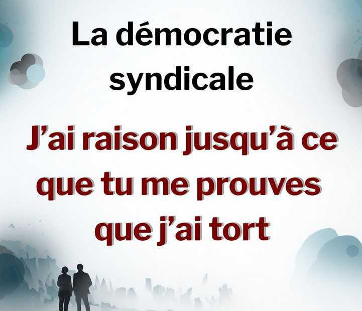 La démocratie syndicale, c’est bien plus qu’un slogan, c’est une pratique quotidienne.