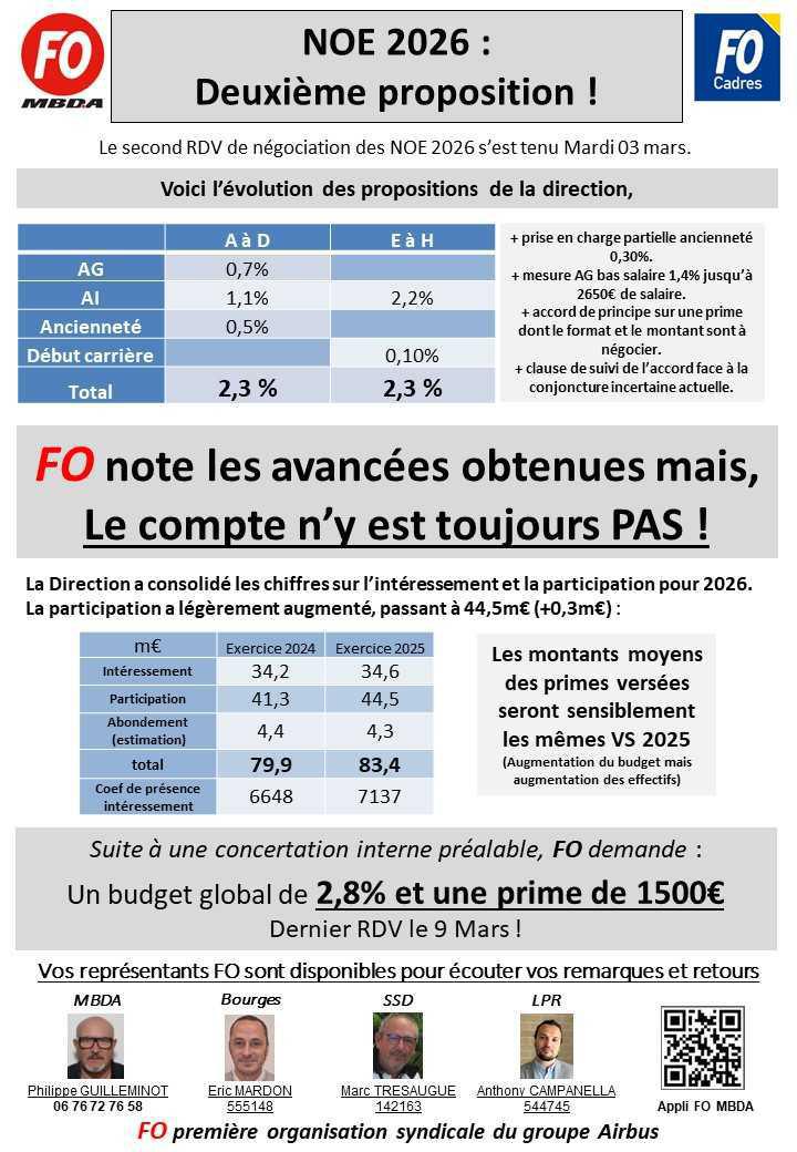 Tract NOE 2 - réunion du 03 Mars 2026